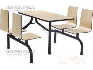 連體桌椅_516